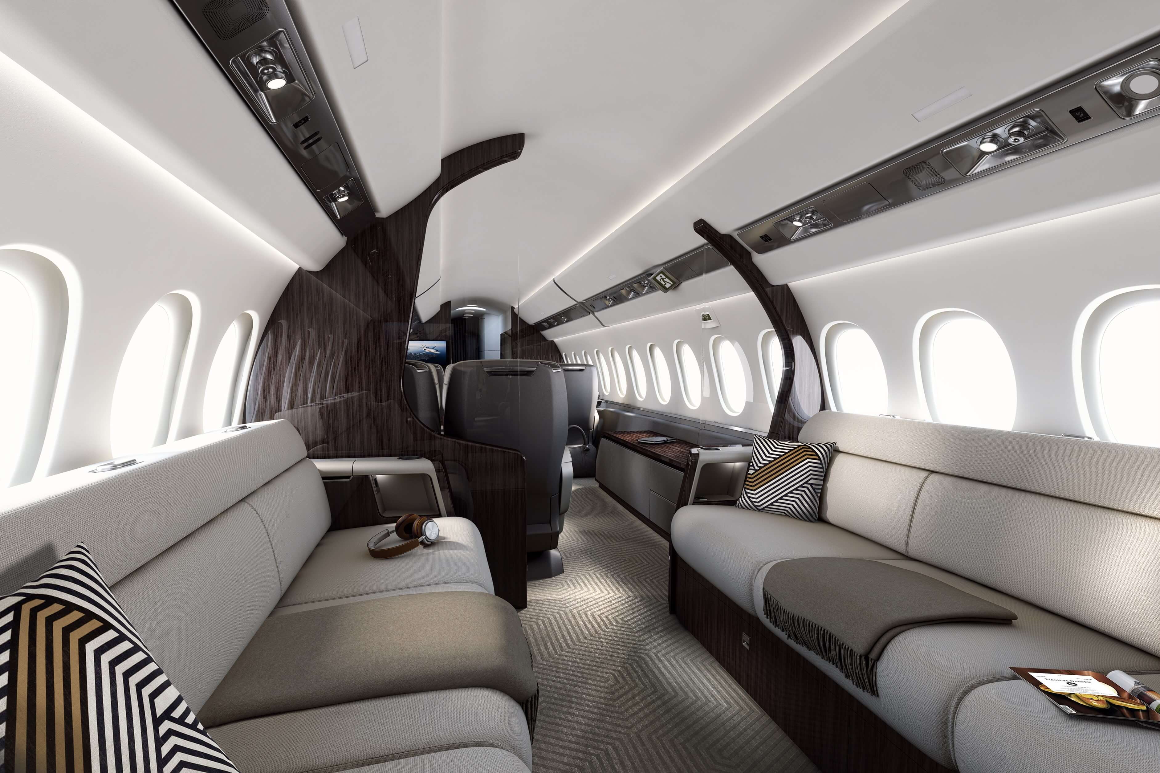 falcon 6X cabin