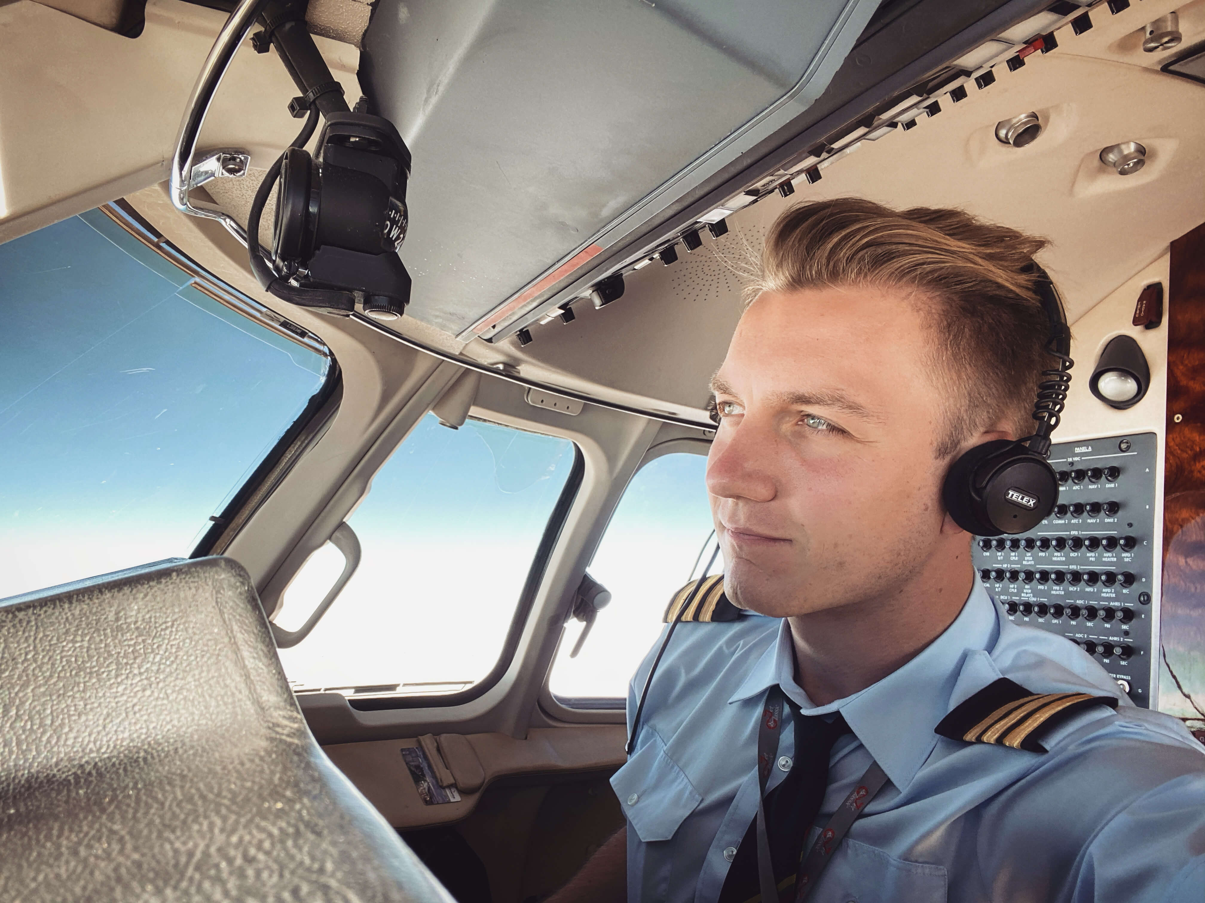 A bizjet first officer Kristupas