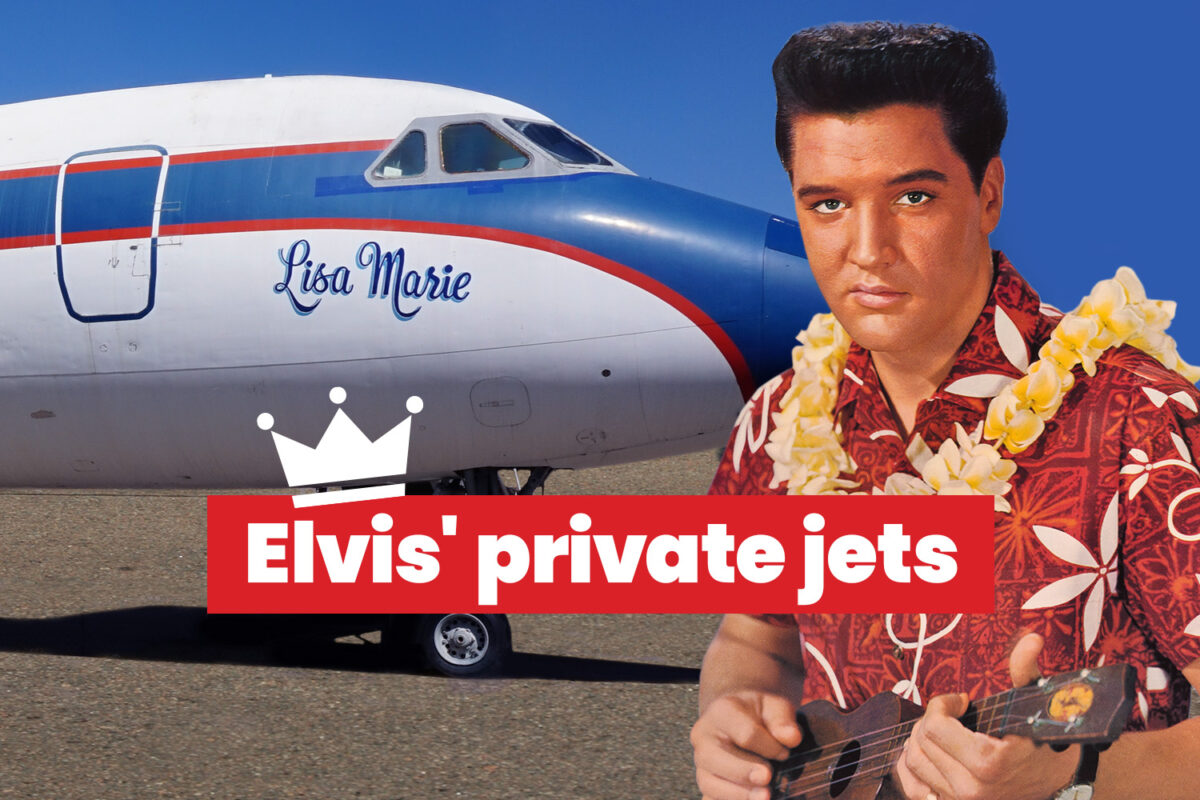 Elvis planes Lisa Marie Hound Dog II and the lost jet