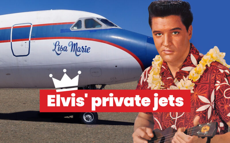 Elvis planes Lisa Marie Hound Dog II and the lost jet