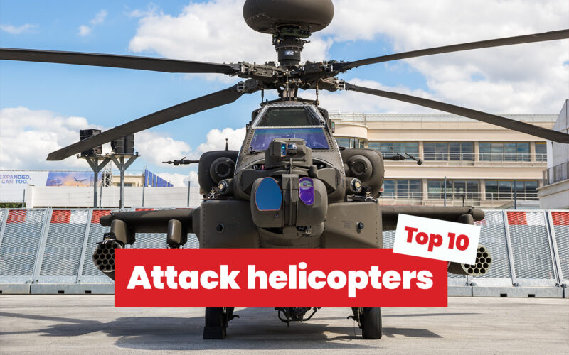 Top 10 attack helicopters