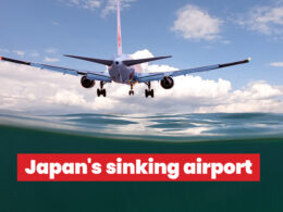 Japan Kansai airport is sinking