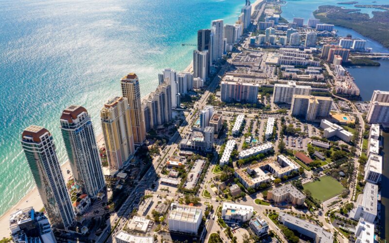 View of Miami beach