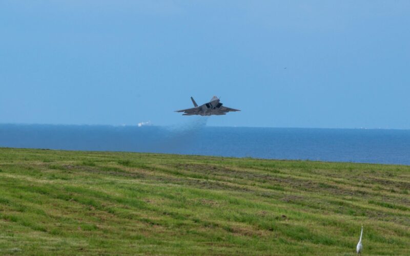 USAF F-22 Raptor at Kadena Air Base