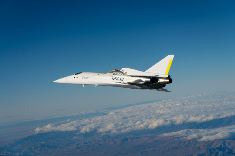 Boom Supersonic XB-1 demonstrator during eigth flight test