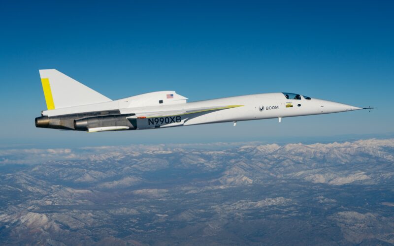 Boom Supersonic XB-1 demonstrator during eigth flight test