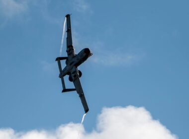 The last demo flight of the AC-10C Thunderbolt II aircraft