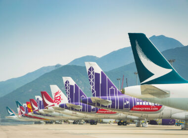 Aircrafts from different airlines