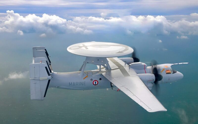 First Northrop Grumman E-2D Advanced Hawkeye for France