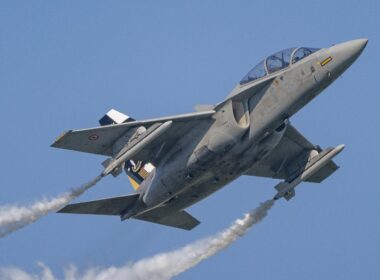 Leonardo M-346FA light fighter jet