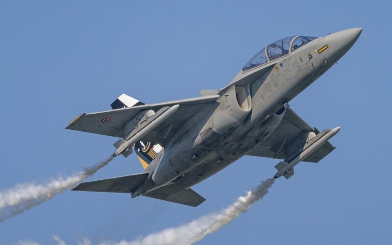 Leonardo M-346FA light fighter jet