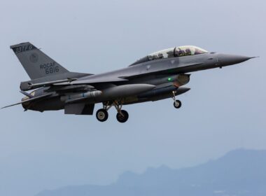 ROCAF F-16BM fighter jet