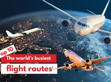 Worlds busiest flight routes