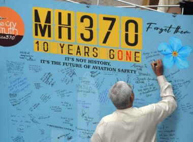 10th anniversary of the missing Malaysia Airlines MH370 flight