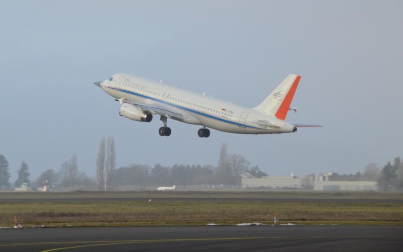 Airbus Advanced Technology Research Aircraft (ATRA) taking off