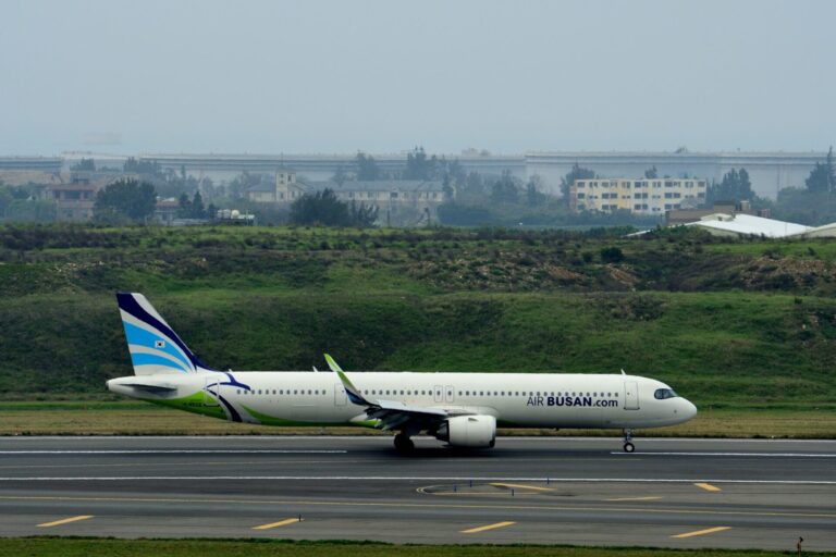 An Air Busan A321 aircraft