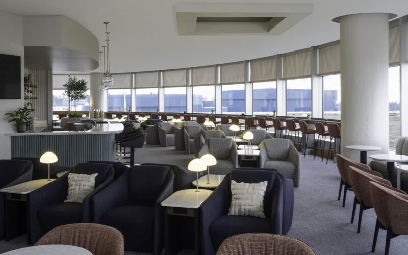 British Airways refurbished lounge Seattle Airport