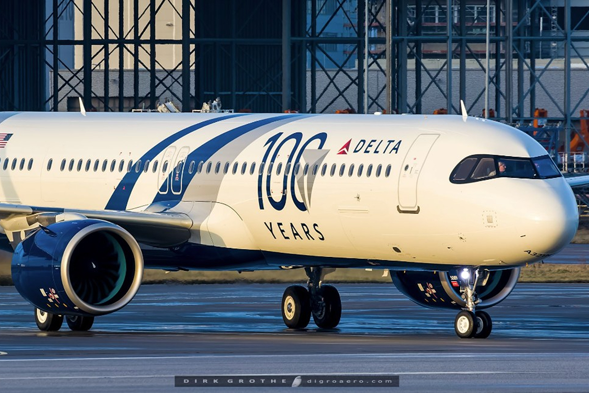 Delta 100 Years A321