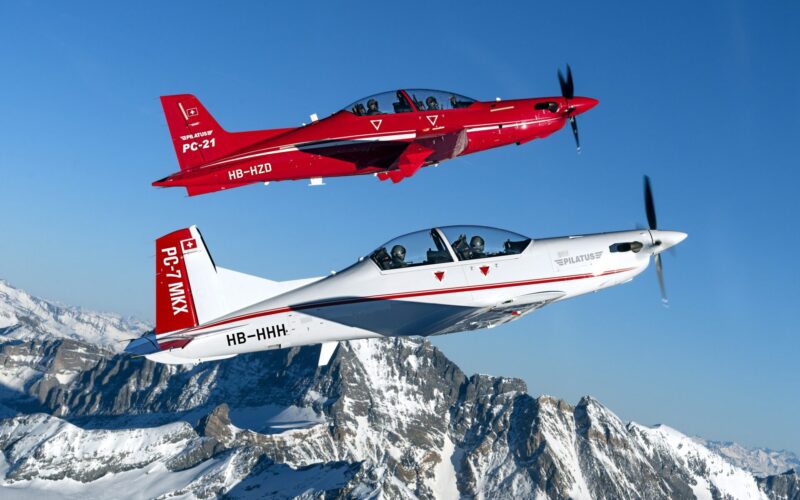 Pilatus Aircraft PC 21 and PC 7 MKX