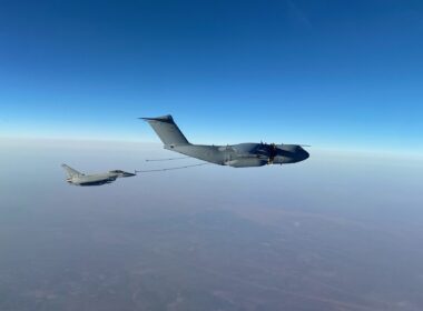 RAF air-to-air refueling Typhoon