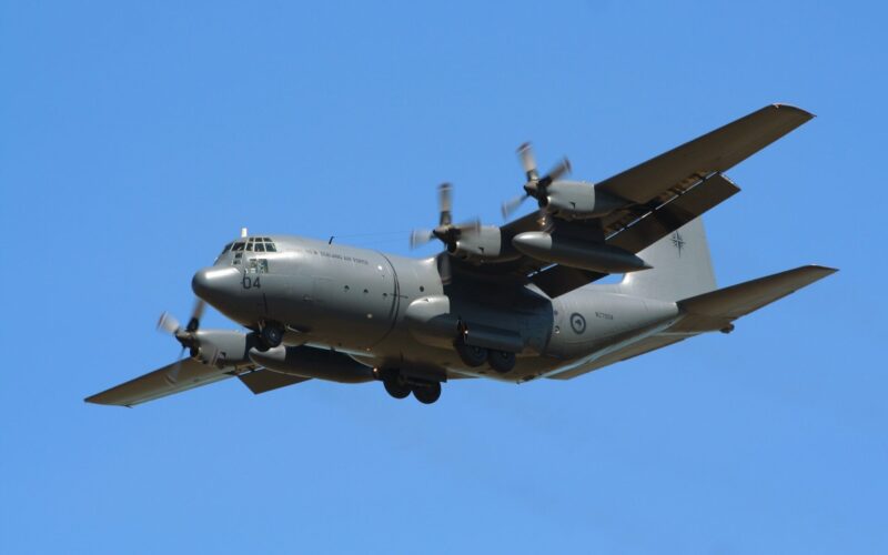 RNZAF C-130H Hercules transport aircraft