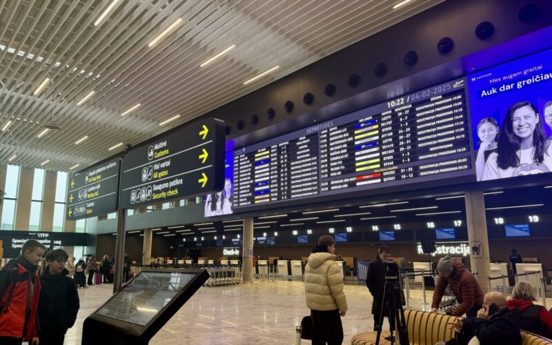 Vilnius Airport new passenger departure terminal