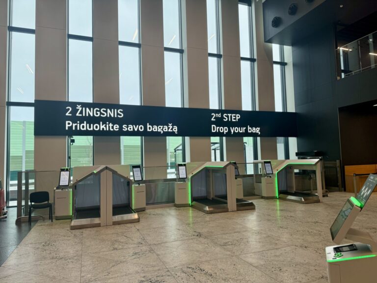 Vilnius Airport new passenger departure terminal