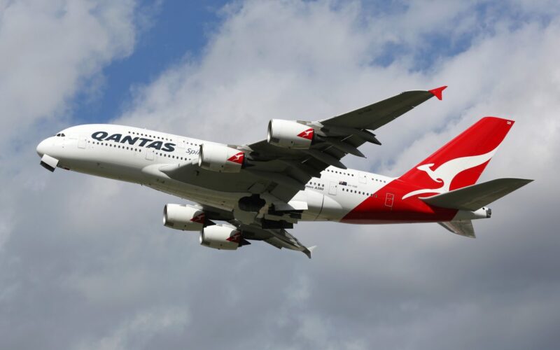 A Qantas Airways Airbus A380