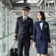 Cabin crew and pilot