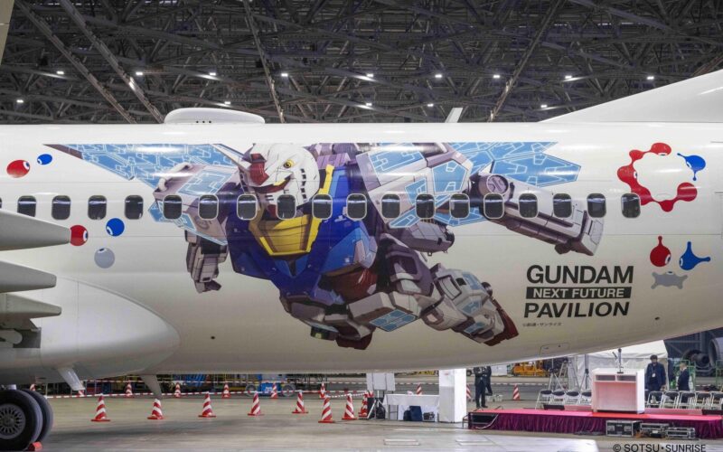 Japan Airlines Boeing 737 800 JAL GUNDAM JET