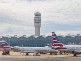 The terminal of DCA Airport