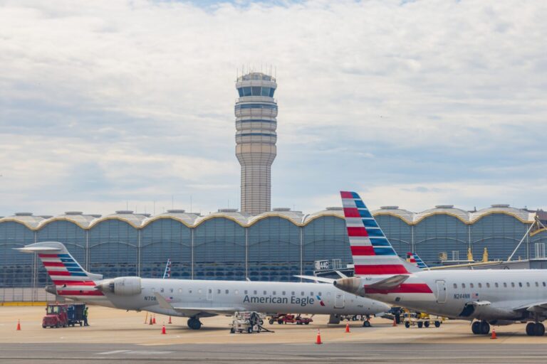 The terminal of DCA Airport