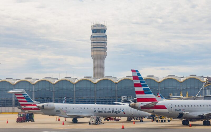 The terminal of DCA Airport