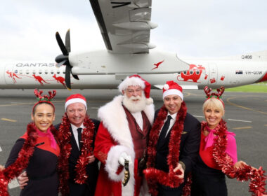 Qantas Christmas livery