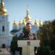 Ukraine’s President Volodymyr Zelenskyy during Ukraine’s Independence Day speech