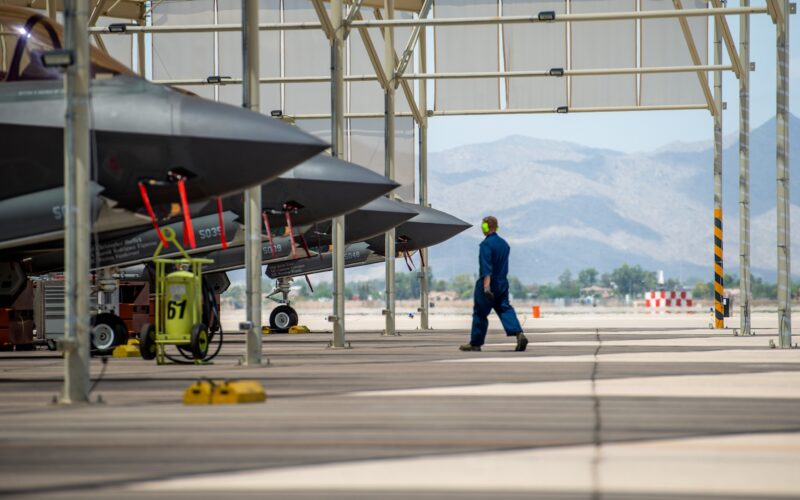 61st Fighter Squadron F-35A Lightning II fighters at Luke Air Force Base