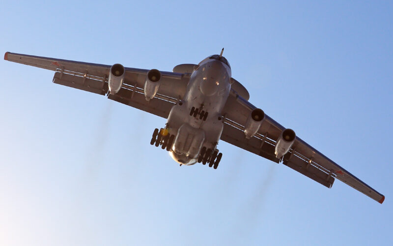 A Beriev A-50 airborne command and control aircraft operated by the Russian Air Force