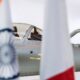 A Dassault Rafale fighter jet during the first delivry to Indias government