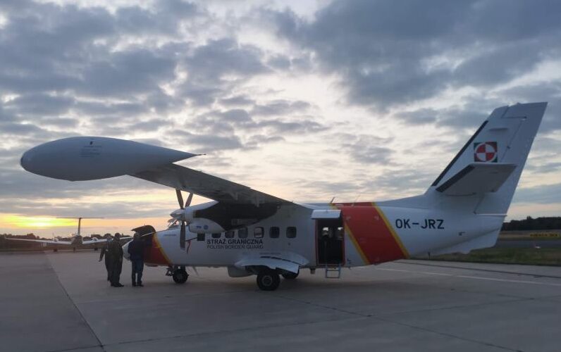 A Polish police L-410 aircraft