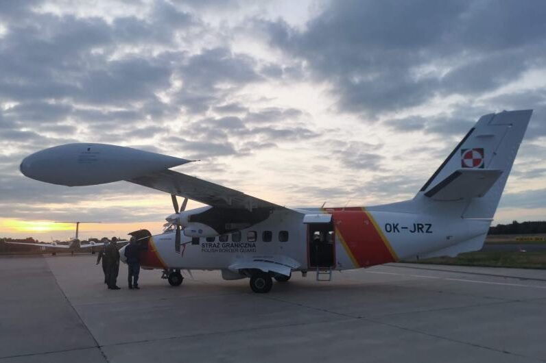 A Polish police L-410 aircraft