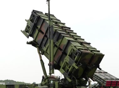 A Taiwanese Patriot PAC-2 air defense system