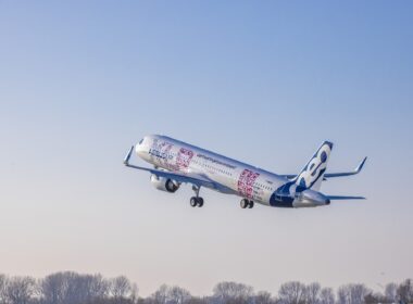 A321XLR Giant QR Code Livery