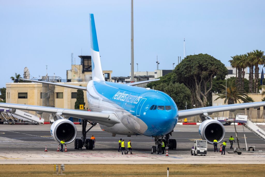 An Aerolinas Argentinas flight attendant faked a bomb threat against her own employer