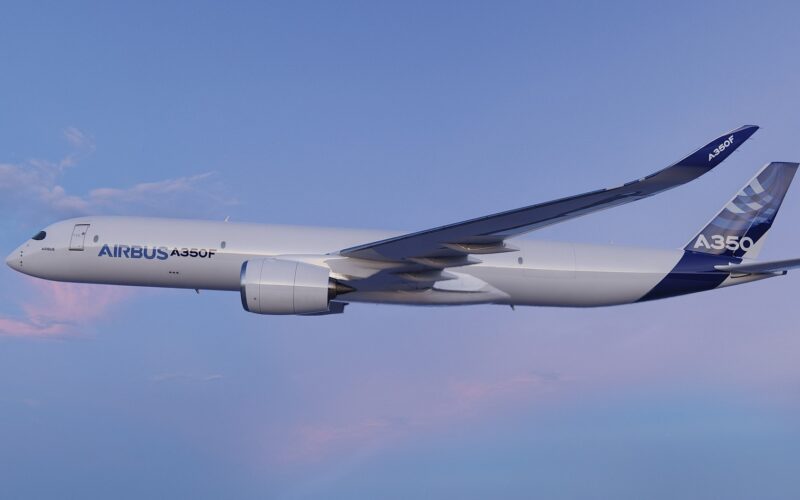 Airbus began manufacturing the first parts of the Airbus A350F