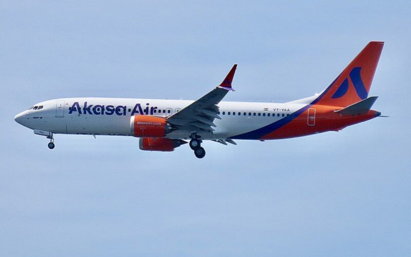 Akasa Airlines VT YAA  Boeing 737 8