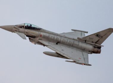 An Italian Air Force Eurofighter Typhoon