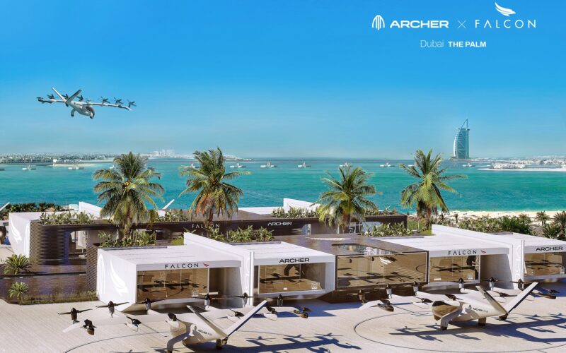 Archer Aviation Dubai Abu Dhabi route