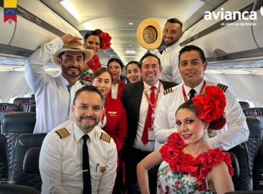 Avianca flight Bogota Caracas