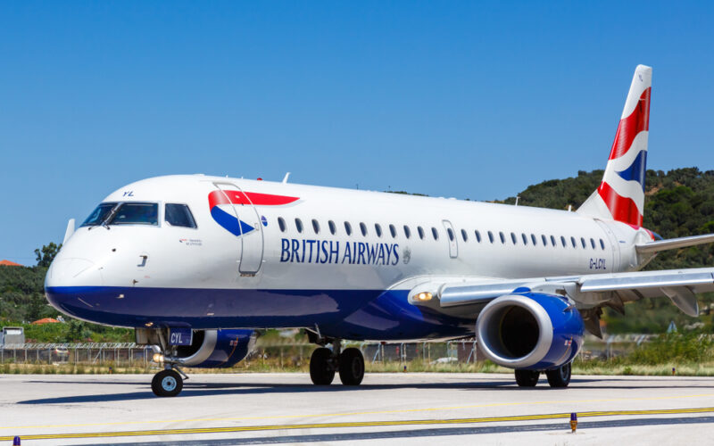 Skiathos,,Greece,,July,30,,2019:,British,Airways,Ba,Cityflyer