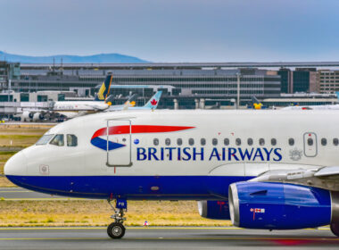 Frankfurt,germany-october,25,2018:,British,Airways,Airbus,A319,On,The,Runway.